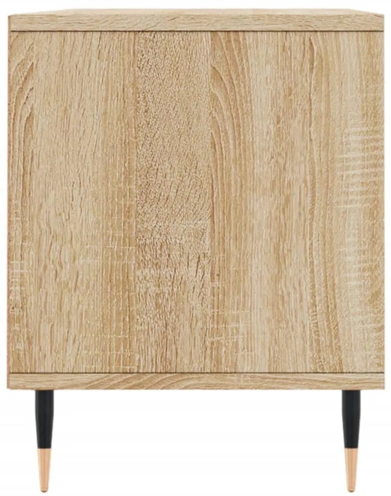 sonoma tölgyszínű szerelt fa TV-szekrény 100x34,5x44,5 cm