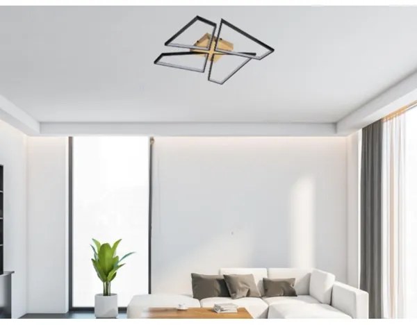 LED állítható mennyezeti lámpa LED/115W/230V 3000-6500K barna/fekete + DO