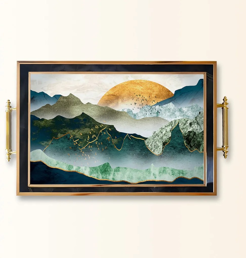 Üveg tálca, 38×24 cm – TPA9870