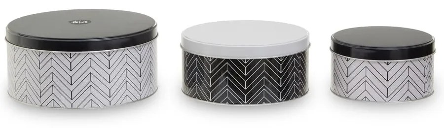 Élelmiszertartó fém doboz szett 3 db-os Urban – Premier Housewares
