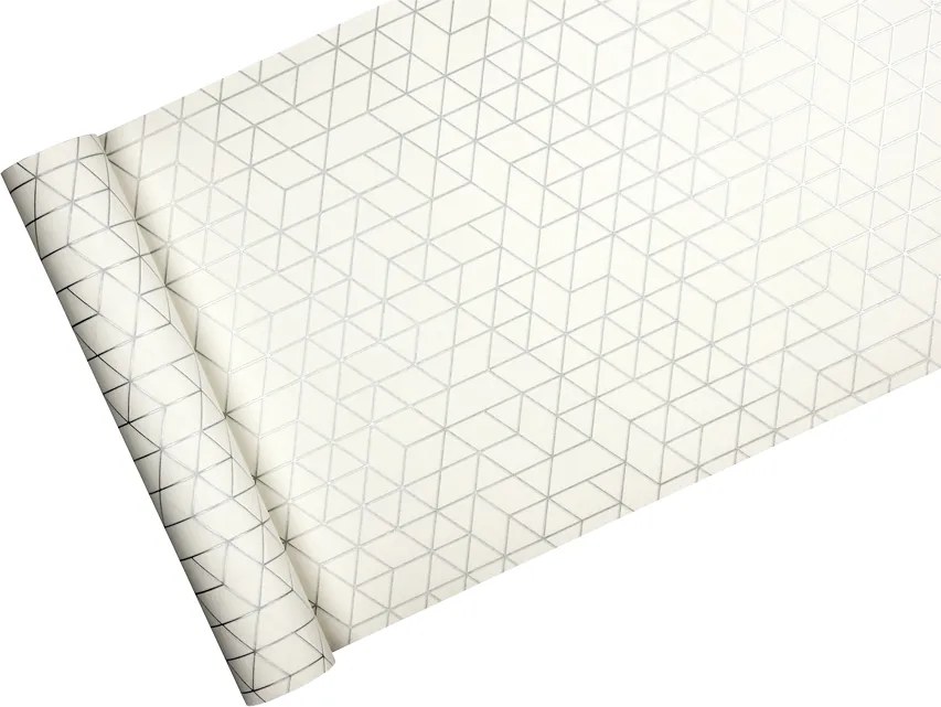 skandináv stílusú tapéta egyszerű ezüst Grafika