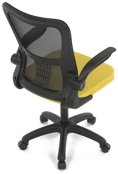 Sárga Hálós Gyerek Hinta Mechanikás Szék. KA-K2006 YEL