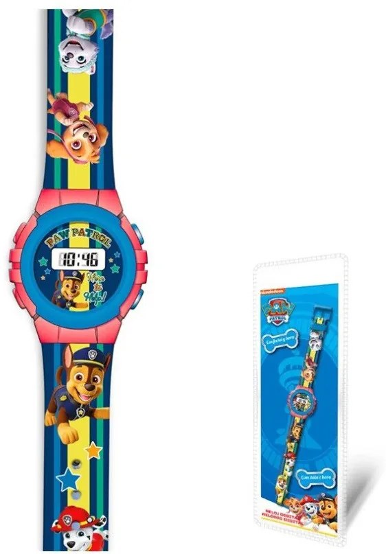 Mancs Őrjárat digitális karóra színes