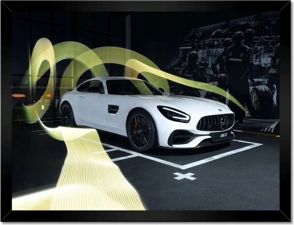 Poszterek keretben 40x30 Amg Gt Mercedes Autó