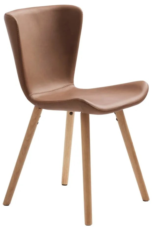 Barna fém étkezőszék szett 2 db-os Teslin – Unique Furniture