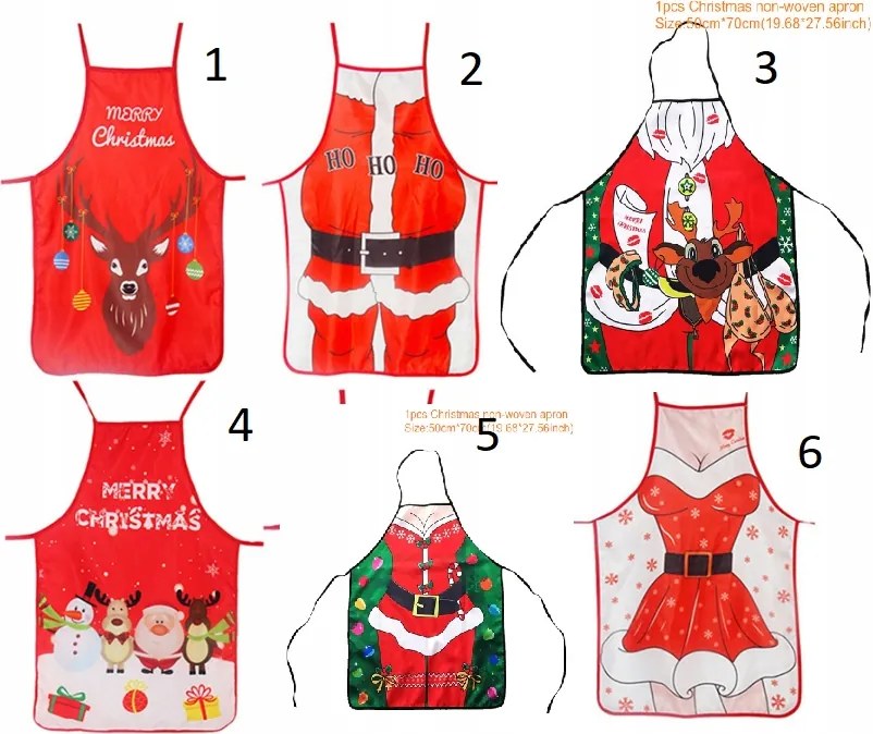 Kötény Konyhai kötény Mikulás 24 H Pl