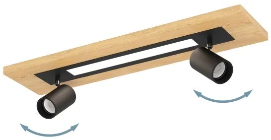 Eglo 39748 - LED Spotlámpa TORRESTRALLE LED/12W/230V + 2xGU10/4,5W