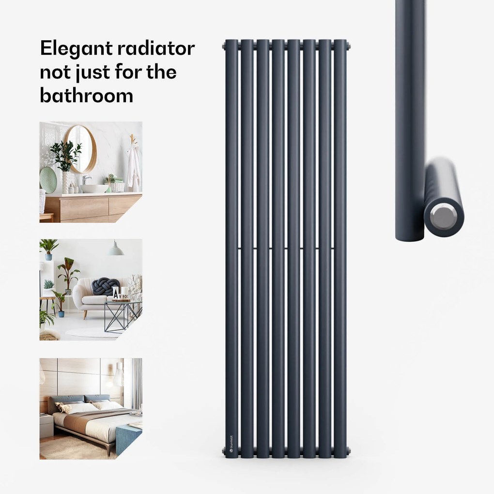 Blumfeldt Tallheo,  47 x 160, radiátor, csőradiátor, 728 W, melegvizes, 1/2