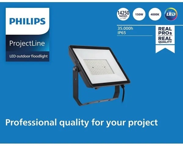 Philips - LED Kültéri reflektor PROJECTLINE LED/150W/230V IP65 4000K