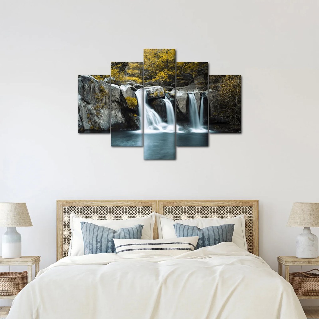Kép - vízesés, Lushan, Kína (150x105 cm)