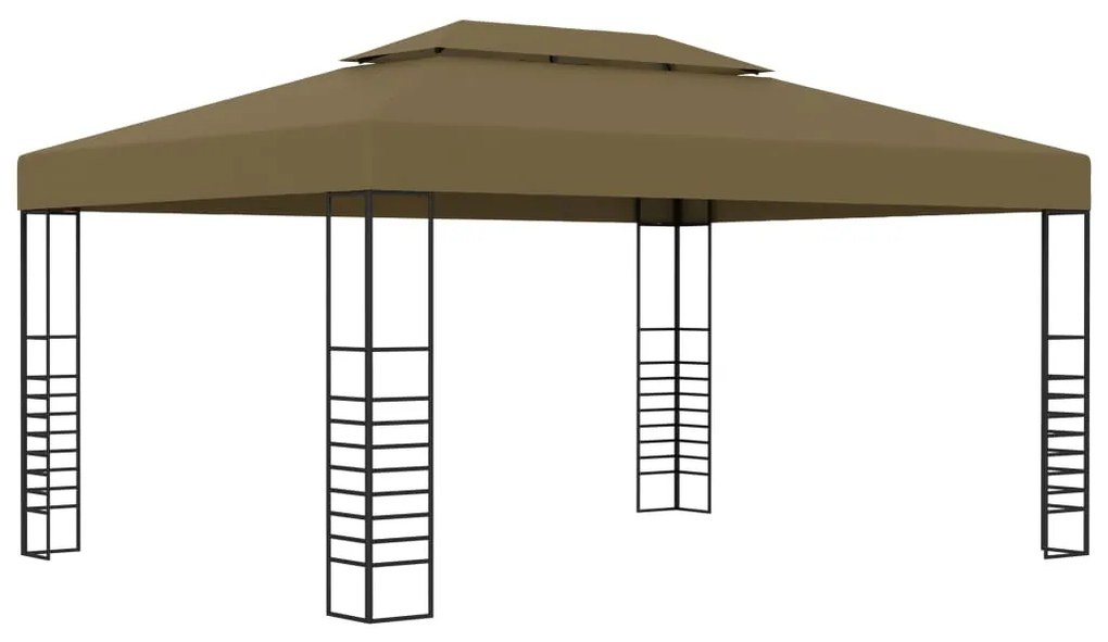 tópszínű pavilon 3 x 4 m 180 g/m²
