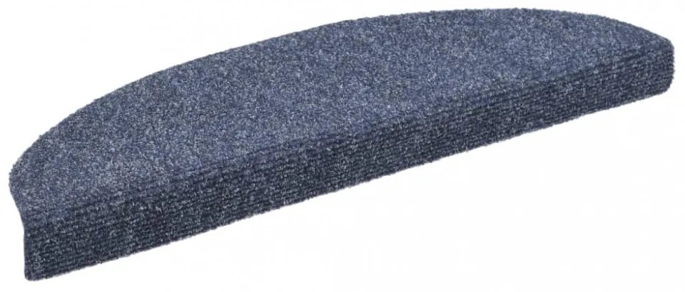 15 db kék öntapadós lépcsőszőnyeg 65x21x4 cm