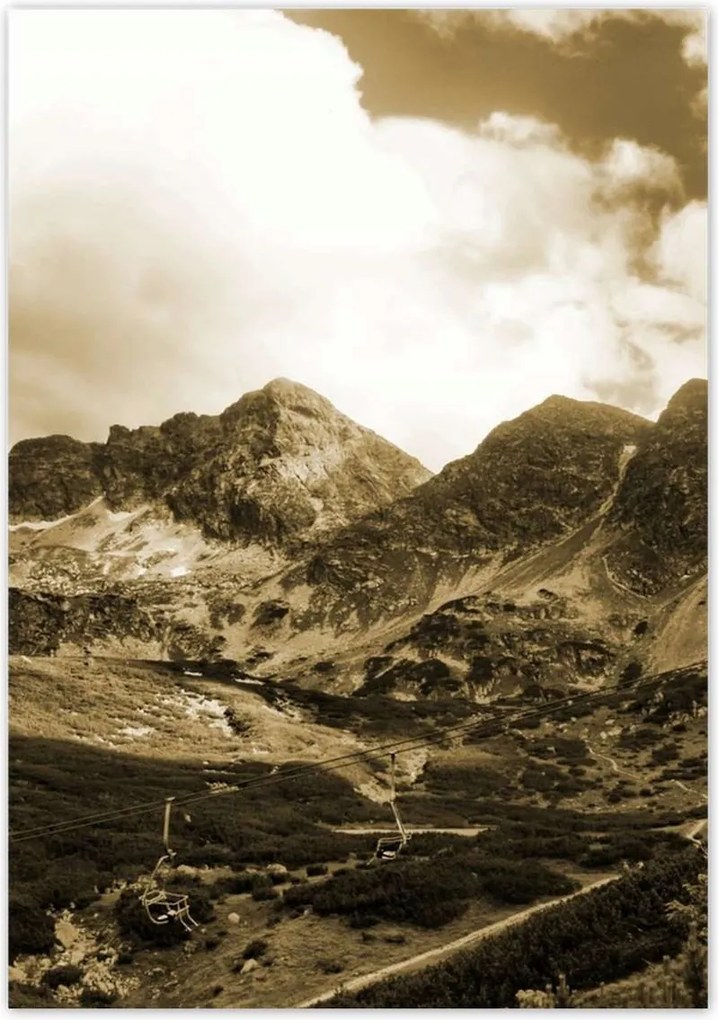 Poszterek 70x100 Tátra Lengyel hegyek Kilátás