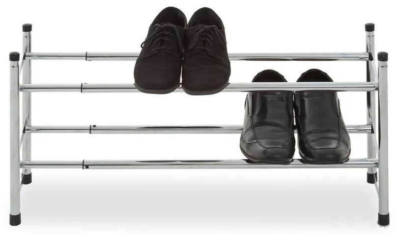 Ezüstszínű fém teleszkópos cipőtartó állvány – Premier Housewares