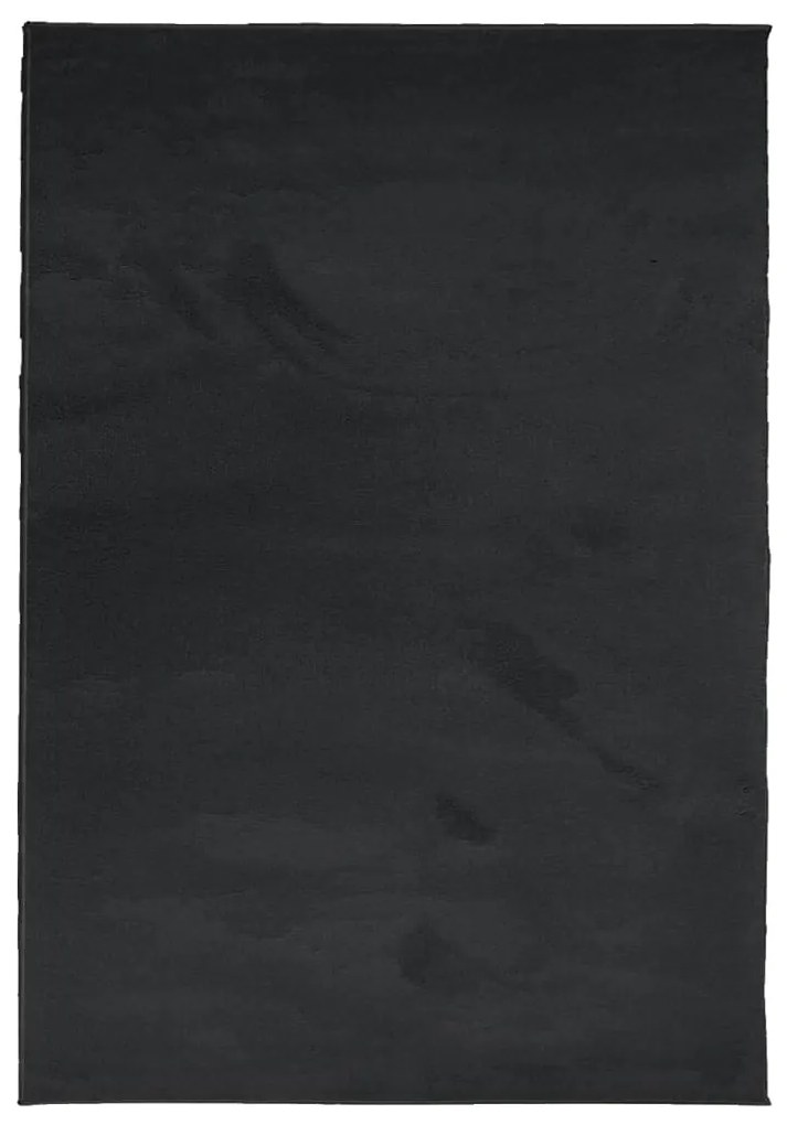 OVIEDO fekete rövid szálú szőnyeg 160x230 cm