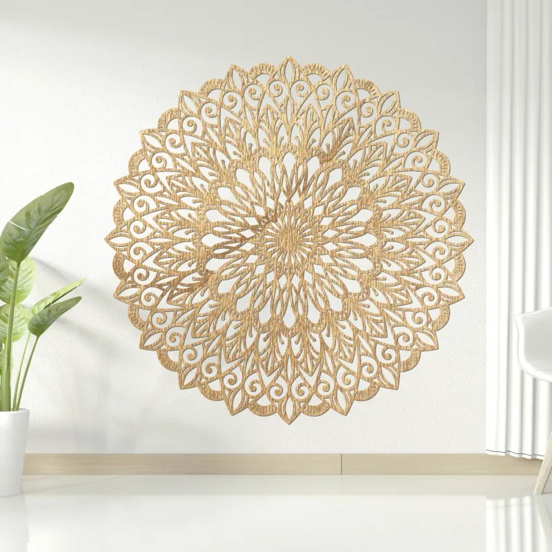 Fából készült mandala a falon – Elegáns dekoráció otthonába | PROKA