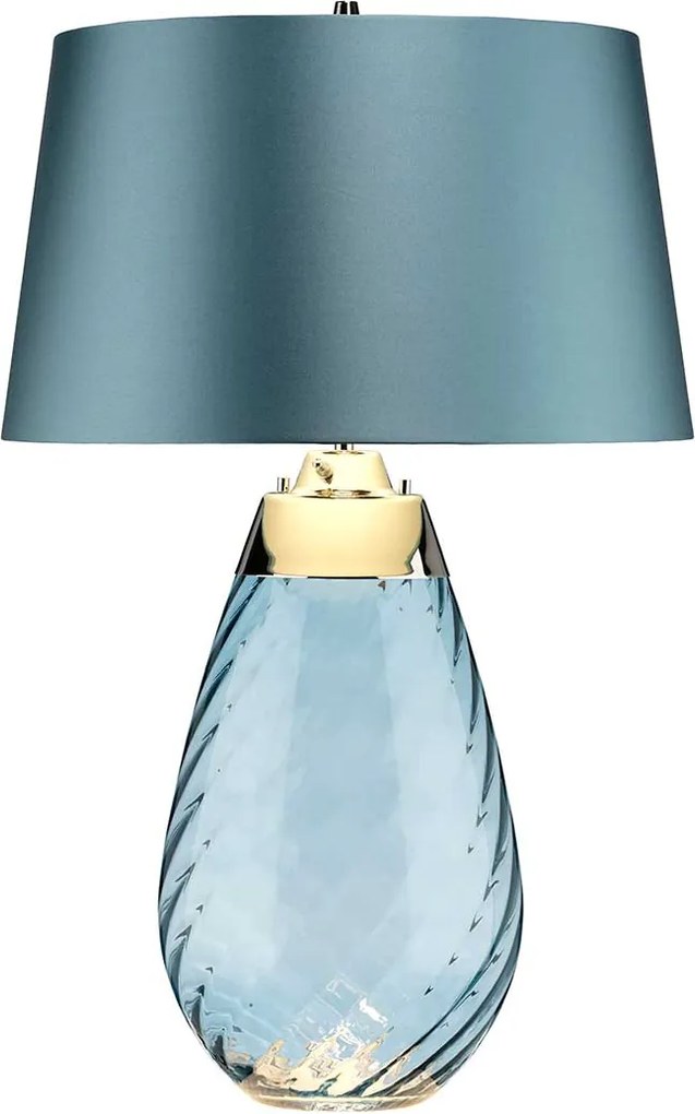 Elstead glamour modern asztali lámpa lena kacsa tojás kék elslena-tl-l-blue