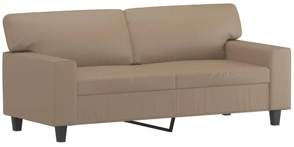 vidaXL 3 részes kávészínű műbőr ülőgarnitúra