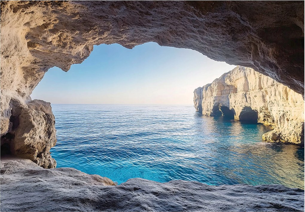 Fotótapéta Óceán Barlang 3D Tájkép Falra Hálószoba Nappali 250x175