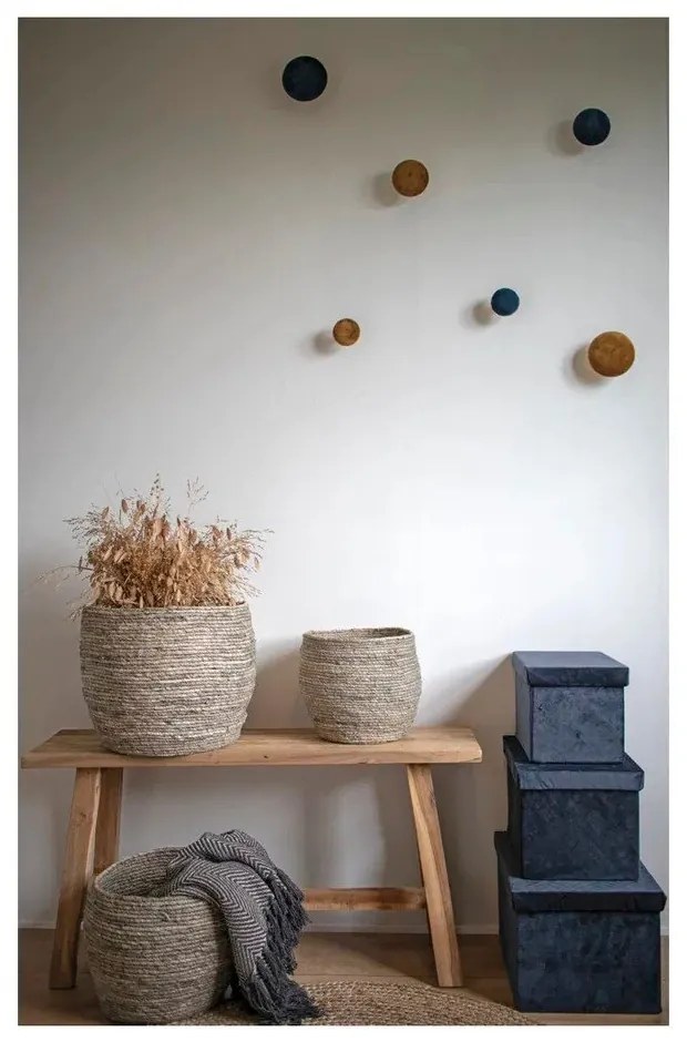 Barna tömörfa kerti pad Barcelona – House Nordic