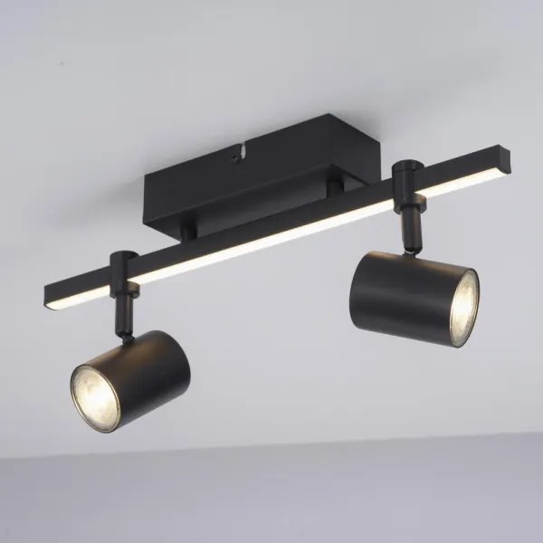 Paul Neuhaus 6524-18 - LED spotlámpa BARIK 2xGU10/4,5W/230V + LED/5W