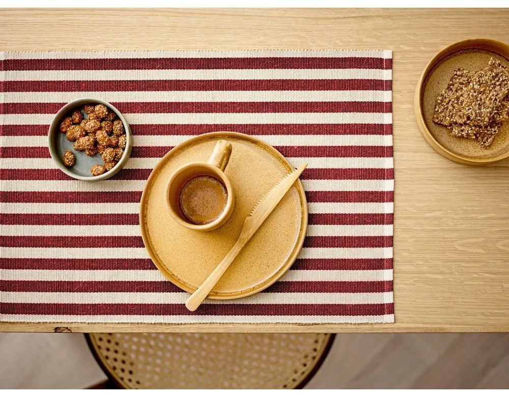 Jutakeverék tányéralátét szett 2 db-os 33x48 cm Statement Stripe – Södahl