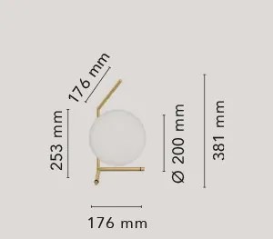 Asztali Lámpa Réz FLOS F3171059