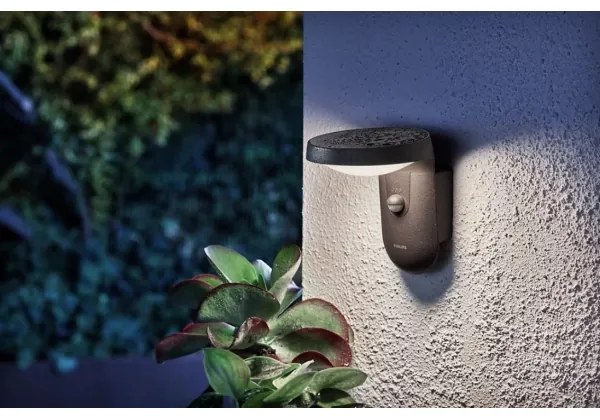 Philips - LED Napelemes érzékelős fali lámpa TYLA LED/1,2W/4V 3000K IP44