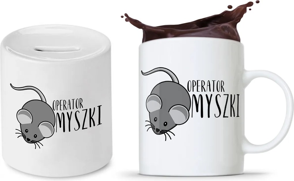 Informatikai Készlet Ajándék Bögre Persely fényképes nyomtatással