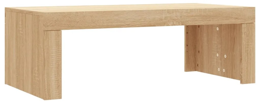 Sonoma tölgy színű szerelt fa dohányzóasztal 102 x 50 x 36 cm