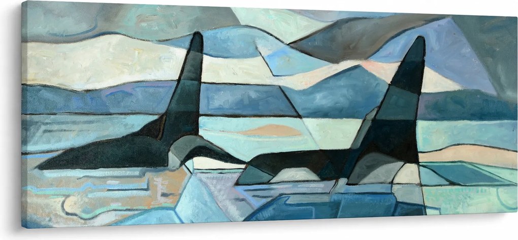Kép - Orcas (120x50 cm)