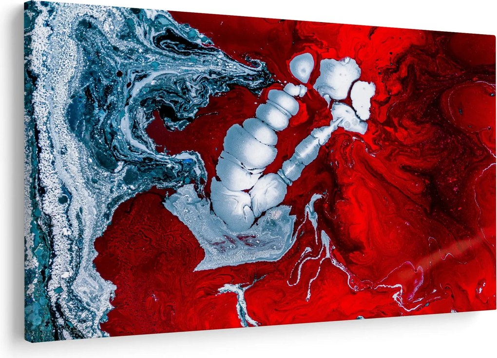 Absztrakt foltok képe (90x60 cm)