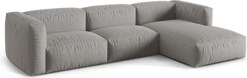 Világosszürke moduláris sarokkanapé (jobb oldali) Martina – Micadoni Home