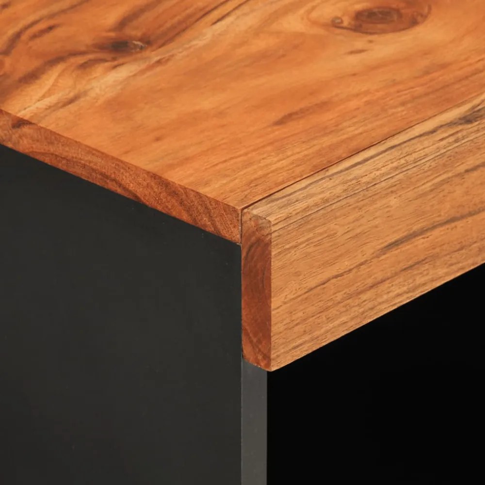 tömör akácfa TV-szekrény 85 x 33 x 43,5 cm