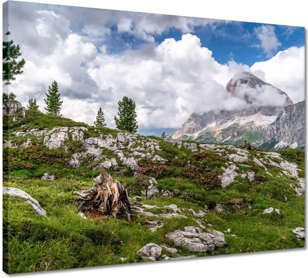 Vászonkép 50x40 Hegyi kilátás Tájkép