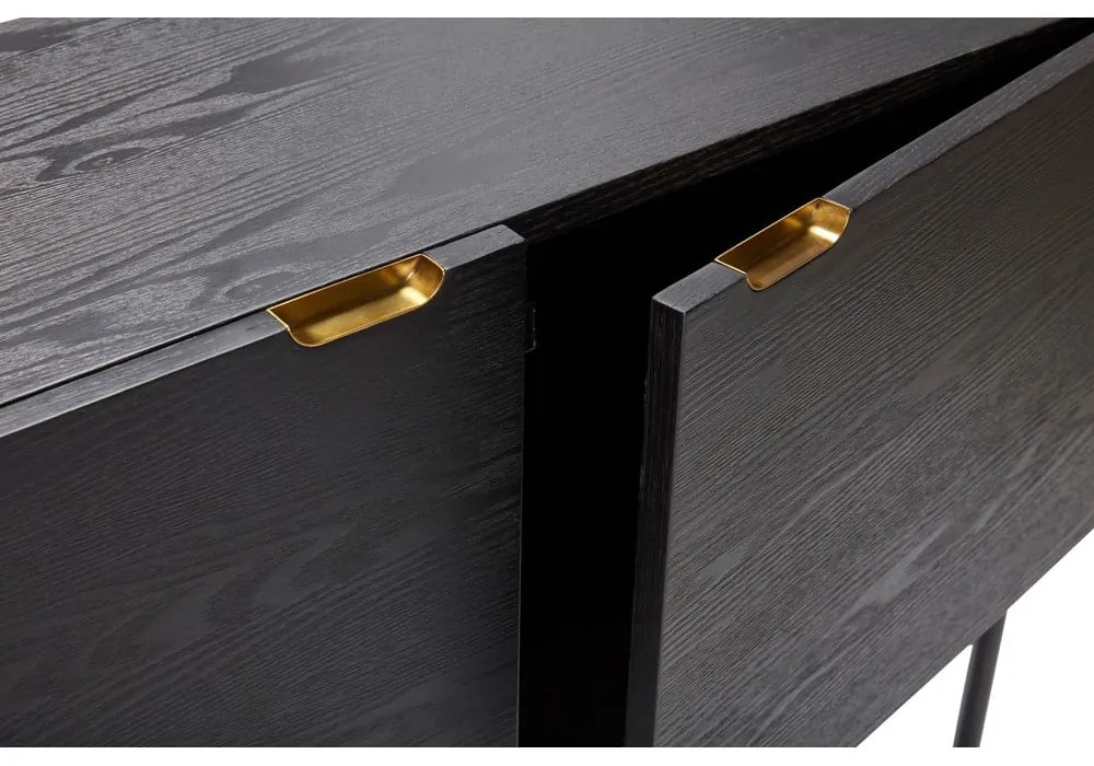 Norm fekete kőrisfa komód - Hübsch