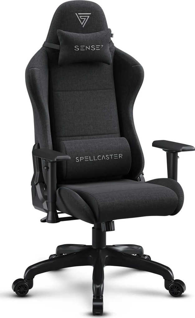 Gamer szék Spellcaster FUKU fotel, fekete szövet