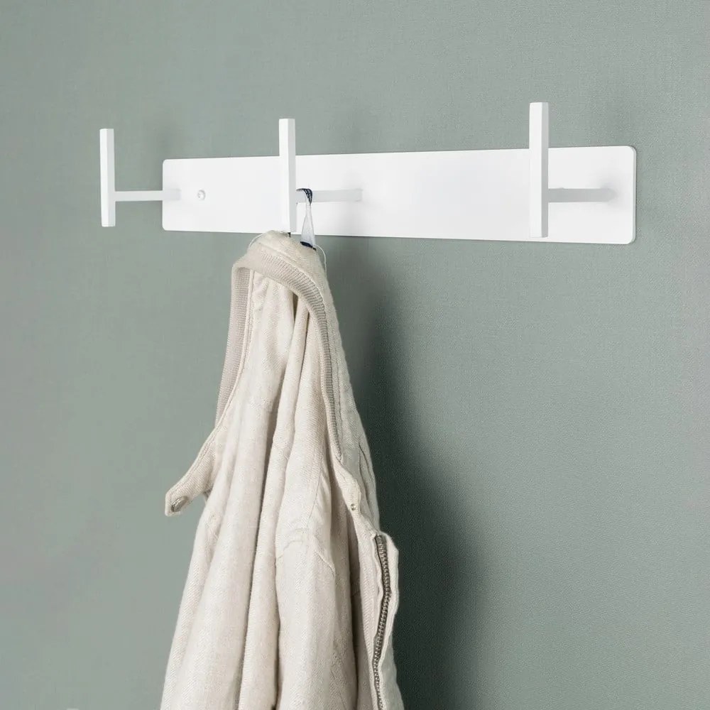 Fehér fém fali fogas 44 cm Chapman – Spinder Design