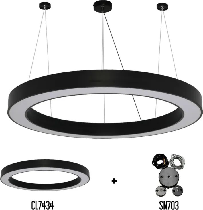 NEDES CL7434 Kerek Mennyezeti Lámpa IP20