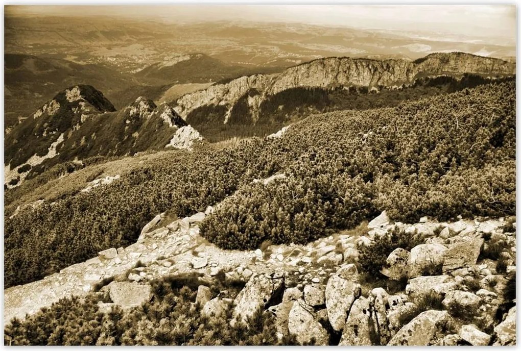 Poszterek 120x80 Tátra Lengyel hegyek Kilátás