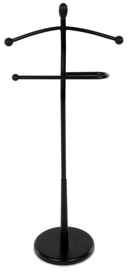 Szobainas fekete színben. Magasság 120 cm, tömör gumifa, súly 5 kg
