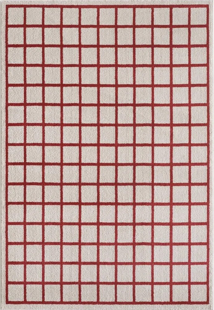 Piros-bézs szőnyeg 160x230 cm Picnic – ESTE