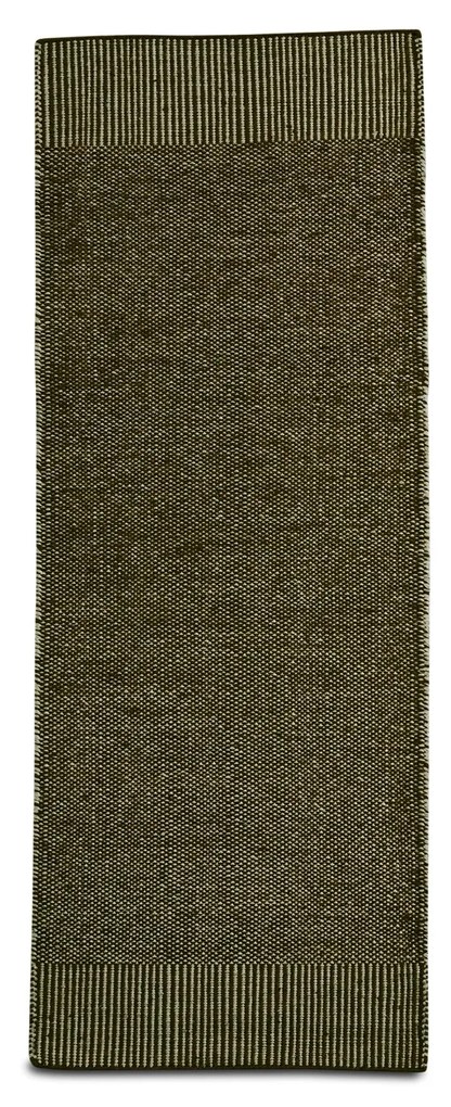 Rombo szőnyeg, fehér/mohazöld, több méretben - Woud méretek: 200 x 75 cm