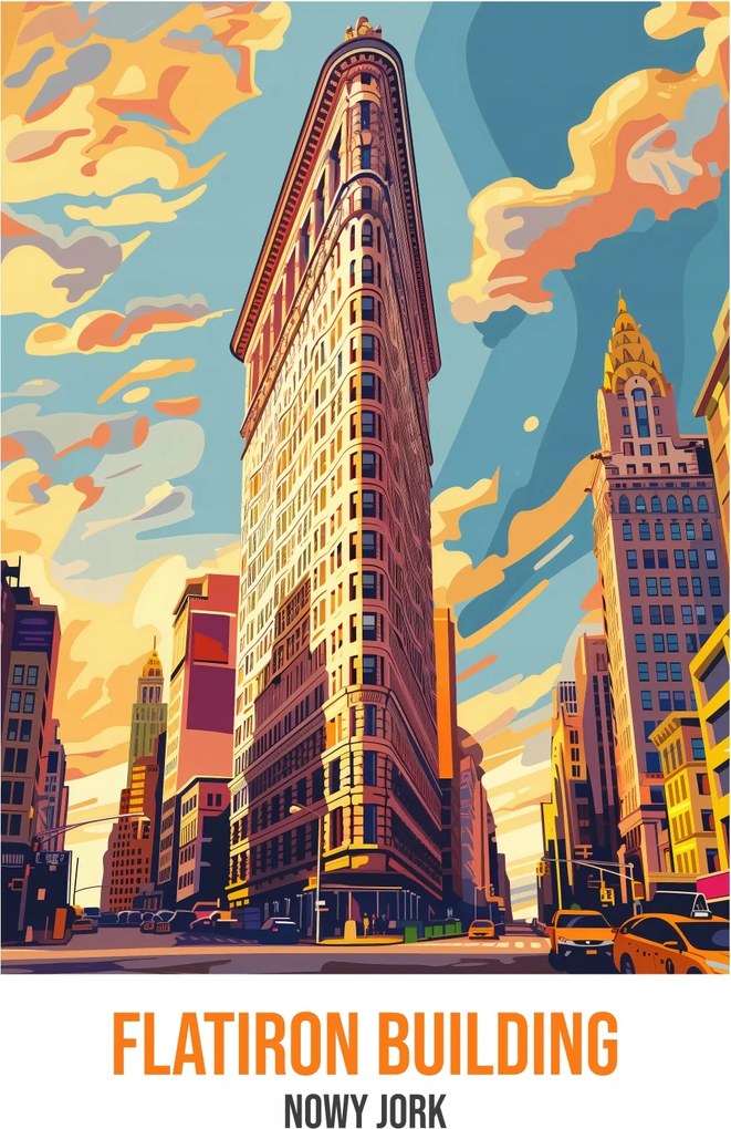 Poszter 64x90cm Flatiron Building