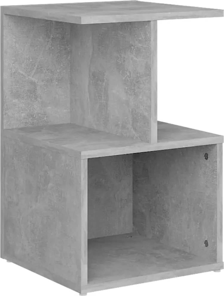 vidaXL betonszürke szerelt fa kisszekrény 35 x 35 x 55 cm