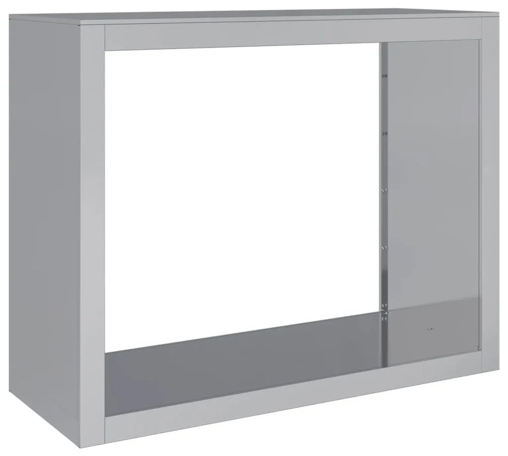 horganyzott acél tűzifatároló 100 x 40 x 80 cm