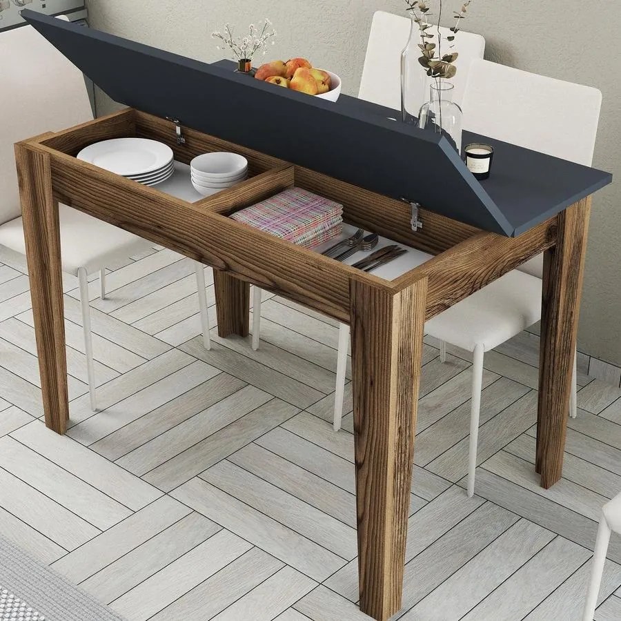 Étkező asztal Kiev 504 - Walnut, Anthracite