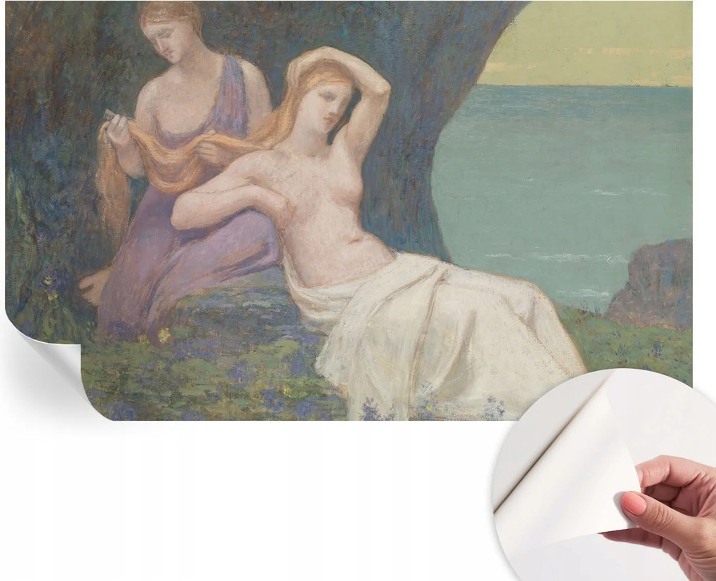 Öntapadós Dekoratív Fotótapéta Hálószobába Tengerparti jelenet 416x254 cm