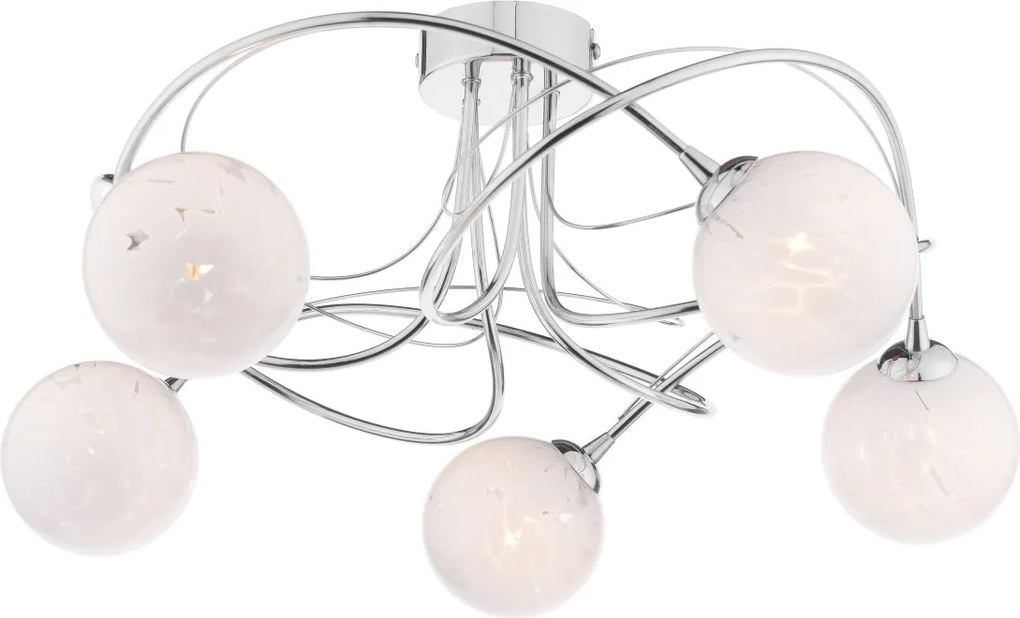 Dar Lighting modern mennyezeti lámpa onawa csiszolt króm darona5450-17
