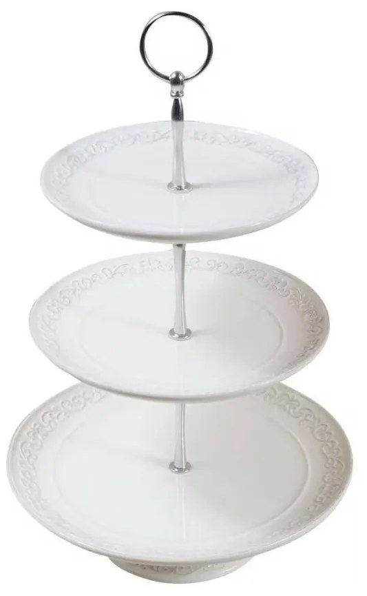 Vintage emeletes torta állvány
